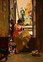 girl in the window